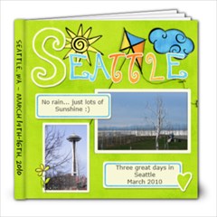 Seattle trip - 8x8 Photo Book (60 pages)