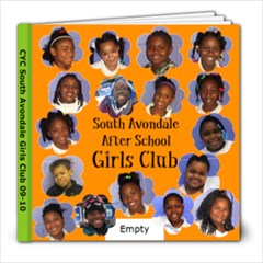 South Avondale Girls Club 2010 - 8x8 Photo Book (20 pages)