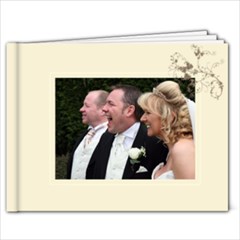 Frameless Wedding Quick Album to Copy - 9x7 Photo Book (20 pages)