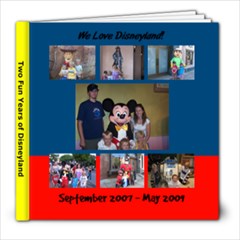 Disneyland - 8x8 Photo Book (30 pages)