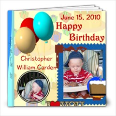 Christopher s 1st B-day - 8x8 Photo Book (20 pages)