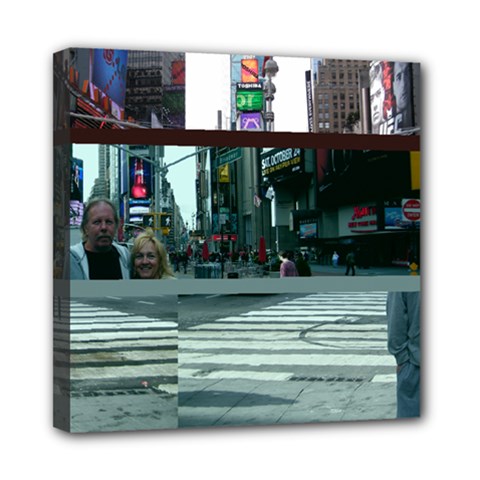 times square - Mini Canvas 8  x 8  (Stretched)