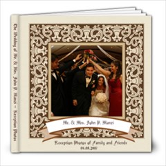 Antonietta & John Wedding Album 2 of 2 (Reception Photos) - 8x8 Photo Book (20 pages)