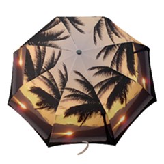 maui sunset - Folding Umbrella