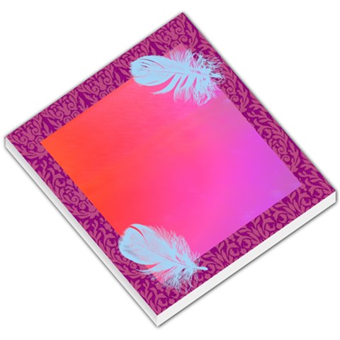 Feather Memo Pad By Jennifer Sneed