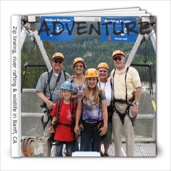 ZIPLINE AND FLOAT TRIP - 8x8 Photo Book (39 pages)