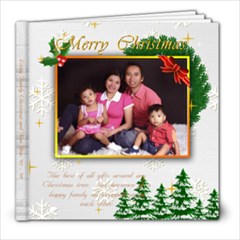 xmas and new year of lising family - 8x8 Photo Book (100 pages)