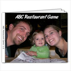 ABC Restaurant Game Book #2 - 9x7 Photo Book (20 pages)