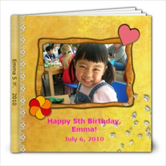 Emma 5th Birthday - 8x8 Photo Book (20 pages)