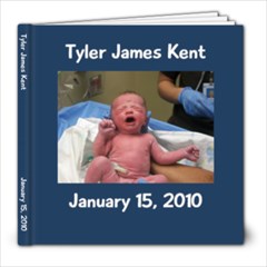 Tyler Birth Book - 8x8 Photo Book (20 pages)