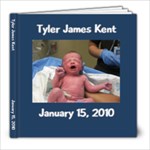 Tyler Birth Book - 8x8 Photo Book (20 pages)