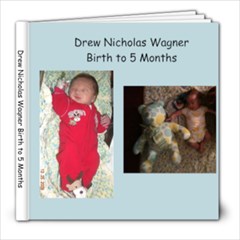 Drew Nicholas Birth to 5 Months - 8x8 Photo Book (100 pages)