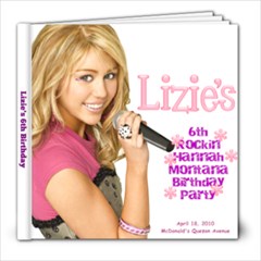 Lizie s 6th Birthday - 8x8 Photo Book (30 pages)