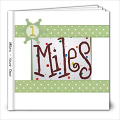 Miles year 1 - 8x8 Photo Book (39 pages)