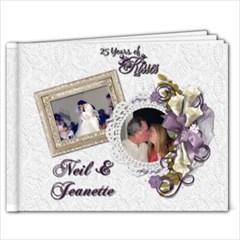25th Wedding Anniversary - 9x7 Photo Book (20 pages)