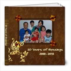 10 Years of Blessings - 8x8 Photo Book (20 pages)