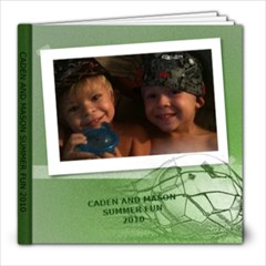 SUMMER2010- BOYS - 8x8 Photo Book (20 pages)