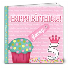 Jaceys5thBirthday - 8x8 Photo Book (39 pages)
