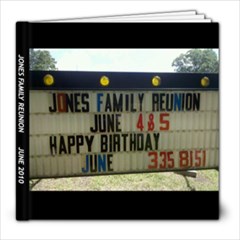 Jones Family Reunion - 8x8 Photo Book (39 pages)