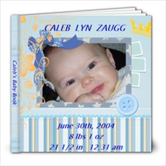 cALEB S bABY BOOK - 8x8 Photo Book (20 pages)