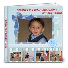 Shaheer Birthday Book - 8x8 Photo Book (20 pages)