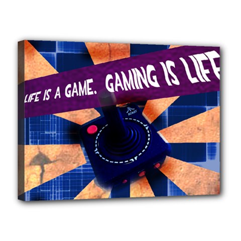 life is a game - Canvas 16  x 12  (Stretched)