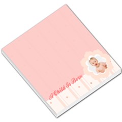 Baby Pink Stripes and Dots Footer - Small Memo Pads Baby Pink Stripes and Dots Footer - Small Memo Pads