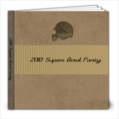 super bowl Party - 8x8 Photo Book (20 pages)