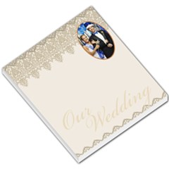 Grey Patterned Wedding - Small Memo Pads