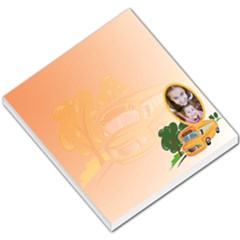 School Bus Orange Background - Small Memo Pads