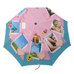 Blue Umbrella - Folding Umbrella