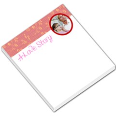 Love Story Petal Header - Small Memo Pads