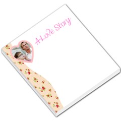 Love Story Floral Sidebar - Small Memo Pads