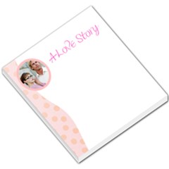 Love Story Pink Dotted Sidebar - Small Memo Pads