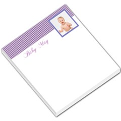 White Purple Header - Small Memo Pads