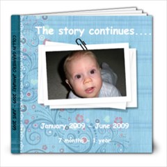Jan 09 - Jun 09 - 8x8 Photo Book (20 pages)