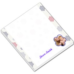 Red & Blue Petals Sidebar - Small Memo Pads