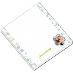 Baby Blue Flower Petal - Small Memo Pads