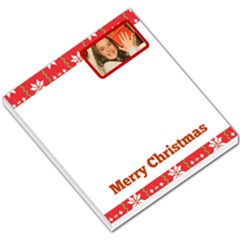 Red Header & Footer with Snow Flakes - Small Memo Pads Red Header & Footer with Snow Flakes - Small Memo Pads