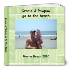 Pawpaw and Gracie at the beach - 8x8 Photo Book (20 pages)