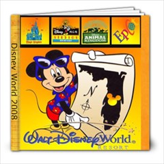 disney 12 x 12 - 8x8 Photo Book (20 pages)