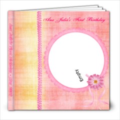 Ana Julias first birthday - 8x8 Photo Book (20 pages)