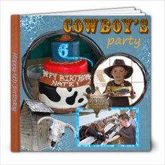 Nathans 6th Birthday Party - 8x8 Photo Book (20 pages)