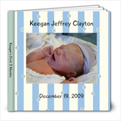 keegan first 3 months - 8x8 Photo Book (20 pages)