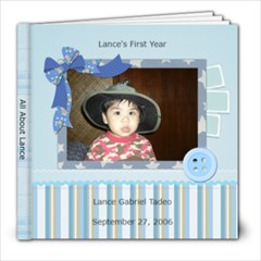 Lance s First Year - 8x8 Photo Book (20 pages)