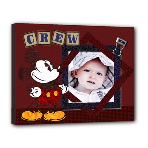 crew canvas - Canvas 14  x 11  (Stretched)