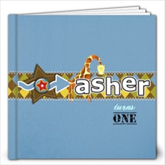 Asher s 1st Birthday Photobook - 12x12 Photo Book (20 pages)