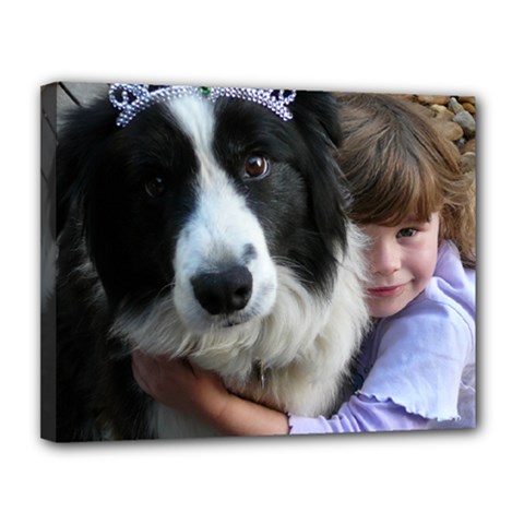 Rupert & Lucy Stretched Canvas Print - Canvas 14  x 11  (Stretched)