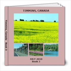 Timmins, Book 3 - 8x8 Photo Book (20 pages)