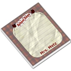 mrs. metz christmas gift - Small Memo Pads